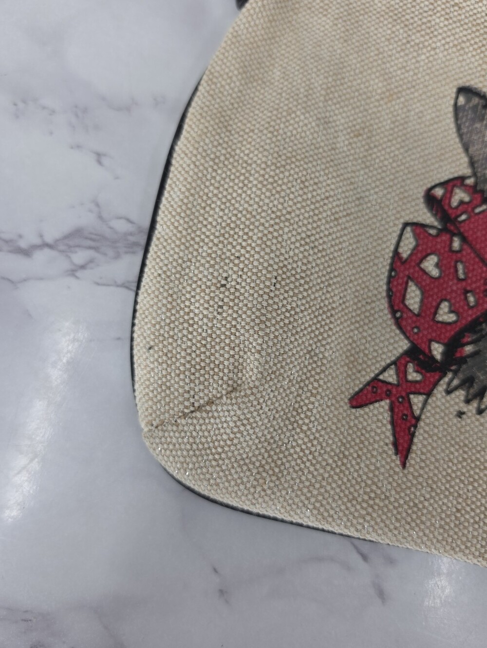 Brighton Canvas Scottie Dog Exercise I'd Rather Accessorize Crossbody Bag Purse - Picture 5 of 15